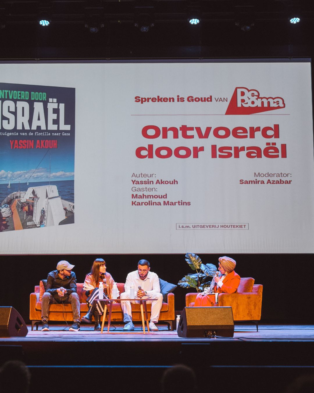 Terugblik boekvoorstelling 'Ontvoerd door Israël'