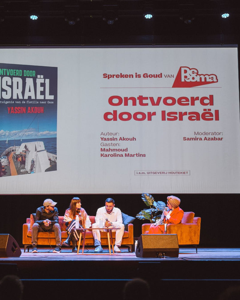 Terugblik boekvoorstelling 'Ontvoerd door Israël'