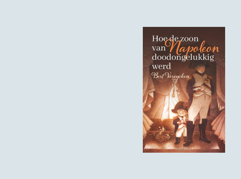 Boekvoorstelling Bert Vereycken met 'Hoe de zoon van Napoleon doodongelukkig werd' met illustraties van Kevin Sezgin